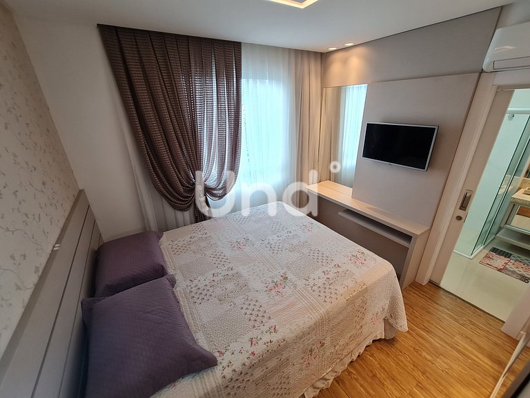Apartamento 3 Suítes, 2 Vagas e Churrasqueira | Meia Praia