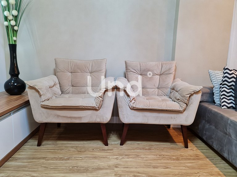 3 Suite Apartment, BBQ & 2 Parking Spaces | Meia Praia