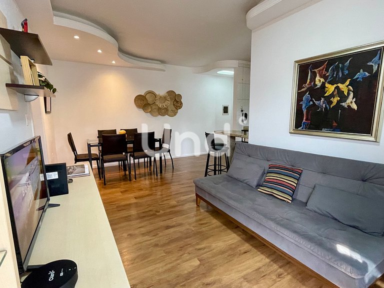 APT 704 - Privileged Location - 2 Bedrooms - Garage - Itajaí