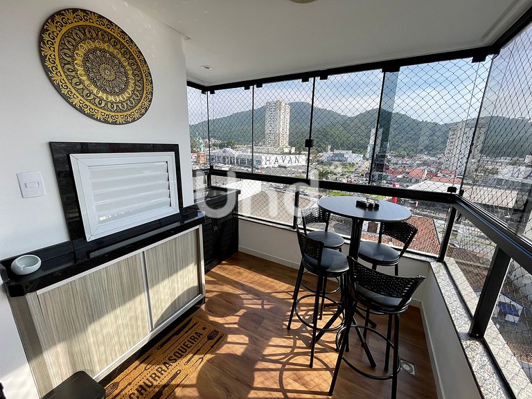 APT 704 - Privileged Location - 2 Bedrooms - Garage - Itajaí