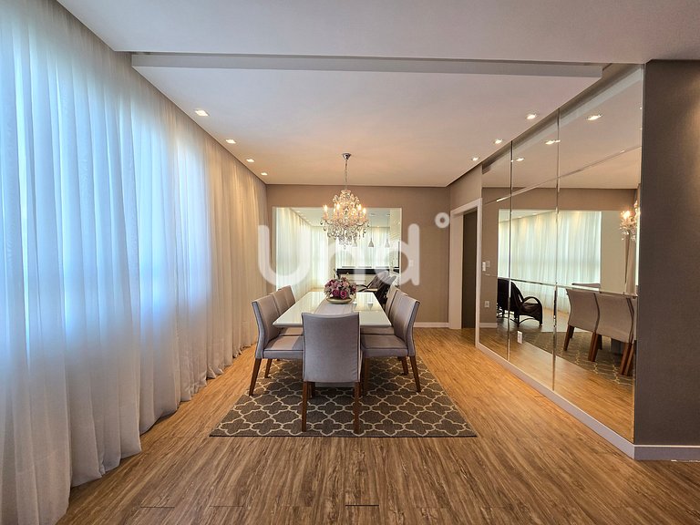 Apartamento 3 Suítes, 2 Vagas e Churrasqueira | Meia Praia