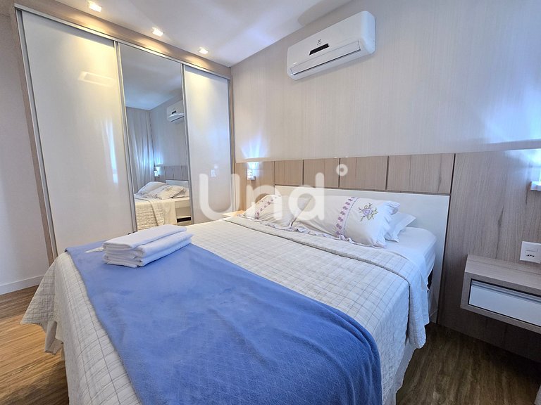 Apartamento 3 Suítes, 2 Vagas e Churrasqueira | Meia Praia