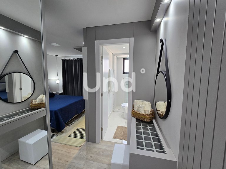 Apartamento Moderno en Praia Brava con Dos Suites