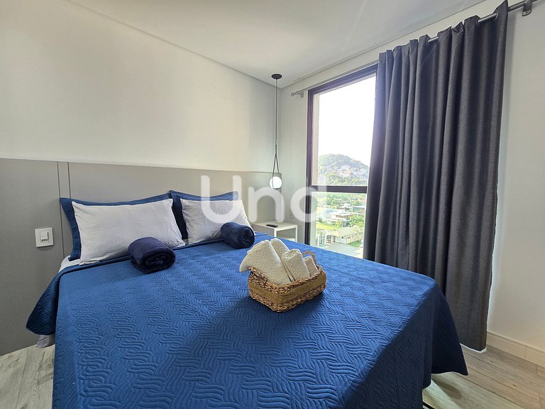 Apartamento moderno na Praia Brava com duas suítes