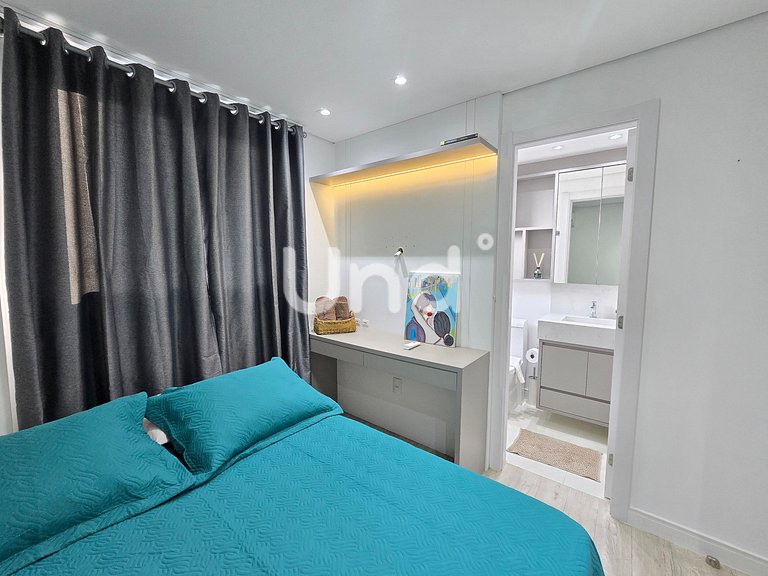 Apartamento Moderno en Praia Brava con Dos Suites