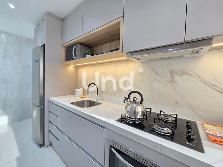 Apartamento Moderno en Praia Brava con Dos Suites