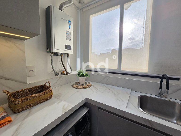 Apartamento Moderno en Praia Brava con Dos Suites