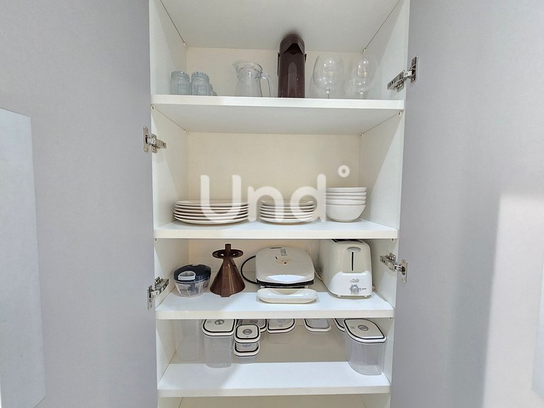 Apartamento moderno na Praia Brava com duas suítes