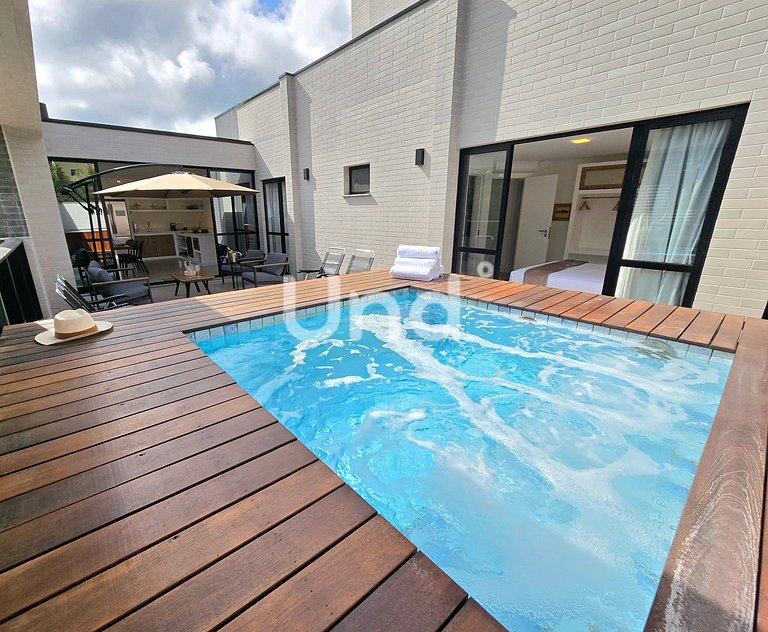 New Penthouse with Private Pool Praia Brava 3 Bedrooms